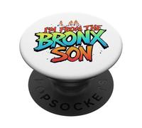 Camiseta gráfica I'm from The Bronx, Son - NYC Street Pride PopSockets PopGrip Adhesivo