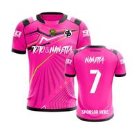 Camiseta Gráfica Jul 90 Minutos MM9, Estilo Urbano Contemporáneo, Manga Corta, Rosa, Estampado, Cuello Redondo, Cantante Jul (FR/ES, Letras, M, Regular, Regular, Rosa)