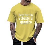 Camiseta gráfica para Hombre con Estampado de Cerveza, Manga Corta Informal, cómoda para Verano y Actividades al Aire Libre, Tejido Suave y Transpirable.