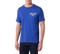 Camiseta gráfica SS, Azul, XXL