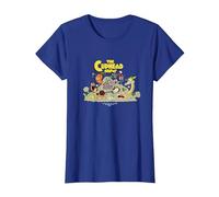 Camiseta gráfica The Cuphead Show! Boss Fight Camiseta, Mujer, Azul Real, 3XL