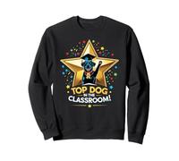 Camiseta gráfica Top Dog in the Classroom Cool Pup para niños Sudadera