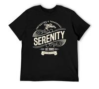 Camiseta gráfica vintage de ciencia ficción y aventura espacial, diseño de barco contrabandista para hombre, Estilo negro, 4XL