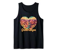 Camiseta Grand Canyon Heart - Vista panorámica del Parque Nacional de Arizona Camiseta sin Mangas
