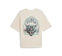 Camiseta Graphic PUMA Fest Boxy para hombre, Ropa, Blanco, XXL XXL