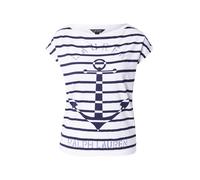 Camiseta 'Grieta' Mujer Lauren Ralph Lauren XS navy / blanco