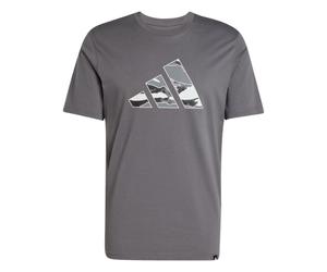 Camiseta Gris Adidas M Camo Logo T KA7130
