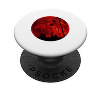 Camiseta Grunge Bats Flying Gothic Blood Red Moon PopSockets PopGrip Adhesivo