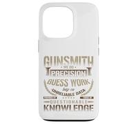 Camiseta Gunsmithing We Do Precision Guess Work Cool Gunsmith Carcasa para iPhone 13 Pro