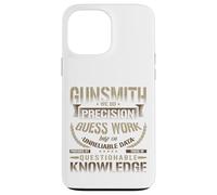 Camiseta Gunsmithing We Do Precision Guess Work Cool Gunsmith Carcasa para iPhone 13 Pro MAX