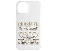 Camiseta Gunsmithing We Do Precision Guess Work Cool Gunsmith Carcasa para iPhone 14