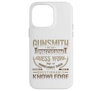Camiseta Gunsmithing We Do Precision Guess Work Cool Gunsmith Carcasa para iPhone 14 Pro MAX