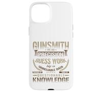 Camiseta Gunsmithing We Do Precision Guess Work Cool Gunsmith Carcasa para iPhone 15 Plus