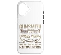 Camiseta Gunsmithing We Do Precision Guess Work Cool Gunsmith Carcasa para iPhone 16