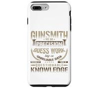 Camiseta Gunsmithing We Do Precision Guess Work Cool Gunsmith Carcasa para iPhone 7 Plus/8 Plus