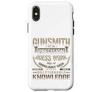 Camiseta Gunsmithing We Do Precision Guess Work Cool Gunsmith Carcasa para iPhone X/XS