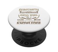 Camiseta Gunsmithing We Do Precision Guess Work Cool Gunsmith PopSockets PopGrip Adhesivo