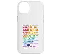 Camiseta Hamilton Revolution Legends Colorblast de Heroes of America Carcasa para iPhone 14 Plus