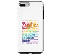 Camiseta Hamilton Revolution Legends Colorblast de Heroes of America Carcasa para iPhone 7 Plus/8 Plus