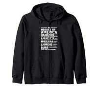 Camiseta Hamilton Revolution Legends Colorblast de Heroes of America Sudadera con Capucha