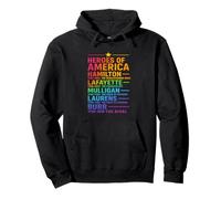 Camiseta Hamilton Revolution Legends Colorblast de Heroes of America Sudadera con Capucha