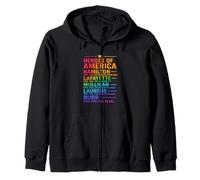 Camiseta Hamilton Revolution Legends Colorblast de Heroes of America Sudadera con Capucha