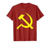 Camiseta Hammer And Sickle URSS Comunista Soviética Rusia CCCP Camiseta
