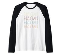 Camiseta Haydn First Name My Personalized tee Named Camiseta Manga Raglan