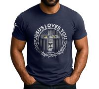 Camiseta He Leído El Capítulo Final Dios GANA, Cristianismo, Fe Shirts Transpirable Manga Corta Unisex Camisetas Básicas para Regular Senderismo Camping S