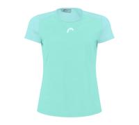 HEAD Camiseta Tie-Break Mujer Camisa, Pastel Green/Print, Medium