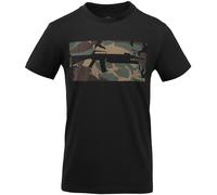 Camiseta Helikon 16/203 Combo Hombre Algodón Ejército Black/US Woodland