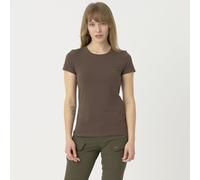 Camiseta Helikon Organic Slim Para mujer Mujeres Mangacorta Top Earth Brown