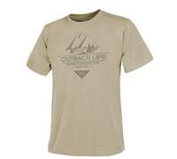 Camiseta Helikon Outback Life Hombre Cortecómodo Transpirable Caqui