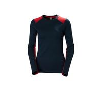 Camiseta Helly Hansen Lifa Merino Midweight Crew (Navy) Mujer