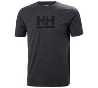 Helly Hansen Hombres Camiseta con logo HH, Ébano Melange, S