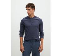 Camiseta henley Lounge dark blue melange L