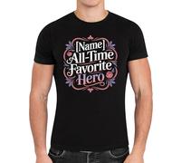 Camiseta Héroe Favorito De Todos Los Tiempos Según Ultimate Individuals Manga Corta Cuello Redondo Camiseta De Hombre Básica T-Shirt para Pesca Deportiva Gimnasio 3XL