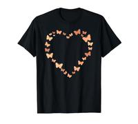Camiseta Hippie Flower Power Kawaii con Flores Florales y Mariposas Rosas Camiseta gráfica económica, Hombre, Negro, XL