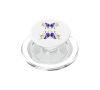 Camiseta Hippie Flower Power Kawaii con Flores Florales y Mariposas Rosas PopSockets PopGrip para MagSafe