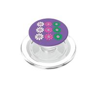 Camiseta Hippie Retro Flower Power Kawaii con Flores Florales de los años 60 y 70 PopSockets PopGrip para MagSafe