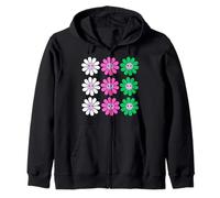 Camiseta Hippie Retro Flower Power Kawaii con Flores Florales de los años 60 y 70 Sudadera con Capucha