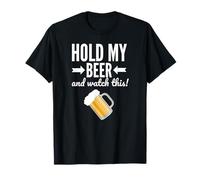 Camiseta Hold My Beer and Watch This Funny Drinking Game Camiseta