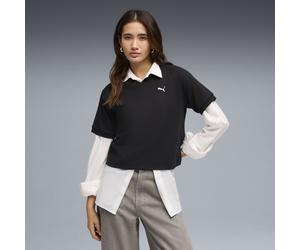Camiseta holgada PUMA Class Pinnacle para mujer, Ropa, Negro, XS