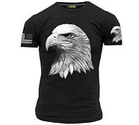 Camiseta Hombre Águila Americana y Bandera USA - Estilo Patriótico - Algodón 100% - Diseño 3D Premium - American Flag & Eagle T-Shirt