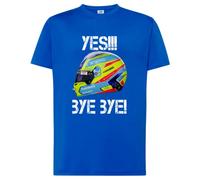 Camiseta Hombre Alonso, Camiseta Manga Corta Alonso, Camiseta Hombre, Regalo Hombre, Camiseta Yes Bye Bye, Alonso, Camiseta Manga Corta, Regalo Original