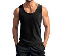 Camiseta Hombre Casual Manga Corta Elástica Compresión para Gimnasio Entrenamiento Moldeadora Culturismo Interior Deporte y Fitness con Cuello Estilo Informal Liso