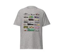 Camiseta Hombre Coches Legendarios De Cine Y Series Retro Ochenta Pop Art Y Humor