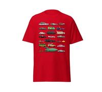 Camiseta Hombre Coches Legendarios De Cine Y Series Retro Ochenta Pop Art Y Humor