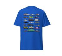 Camiseta Hombre Coches Legendarios De Cine Y Series Retro Ochenta Pop Art Y Humor