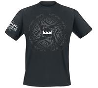 Camiseta Hombre con Logo Negro, Negro, L